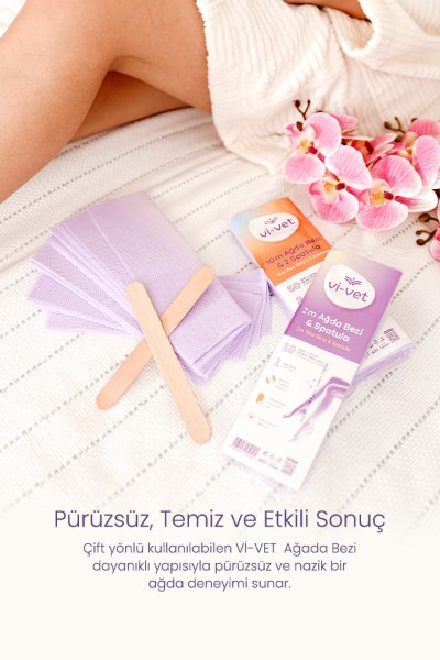 2 m Ağda Bezi ve Spatula