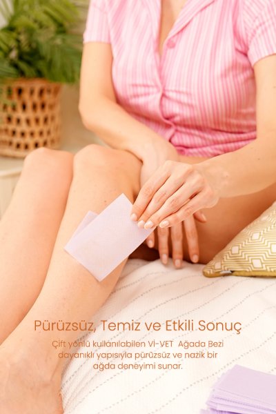 10 Metre Dilimli Ağda Bezi ve Spatula