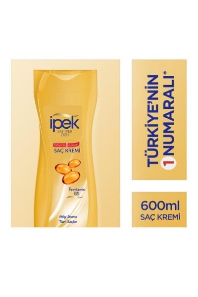 Ipek Tüm Saçlar Için Pro Vitamin B5 Saç Kremi 600 ml
