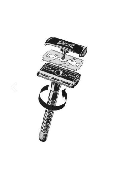 Sword Klasik Tıraş Bıçağı Makinesi Ve 5 Yedek Bıçak