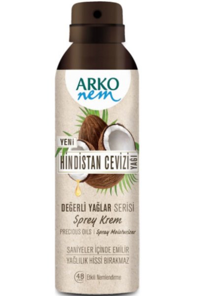 Değerli Yağlar Hindistan Cevizi & Avakado Karışık Sprey Krem 150 Ml 6 Adet