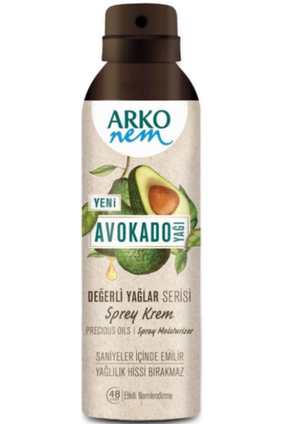 Değerli Yağlar Hindistan Cevizi & Avakado Karışık Sprey Krem 150 Ml 6 Adet