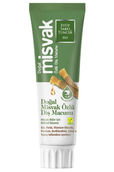 Doğal Misvak Özlü Diş Macunu 75 ml