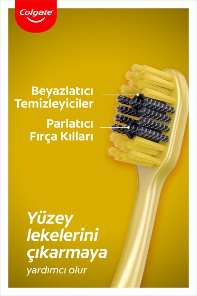 360 Charcoal Gold Çok Yönlü Koruma Yumuşak Diş Fırçası